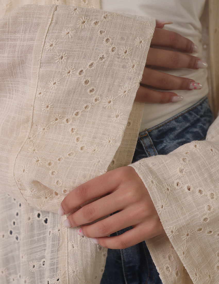 Flowy Open Abaya – Ramadan Vibes