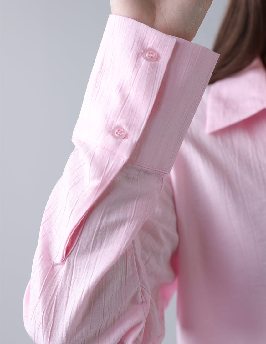 قميص كتان لامع