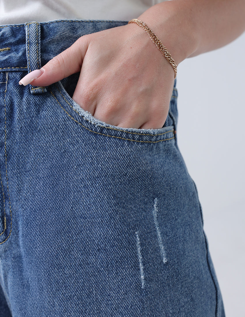 Straight Long Leg Denim