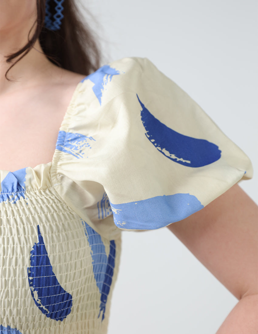 فستان بيج مطبوع