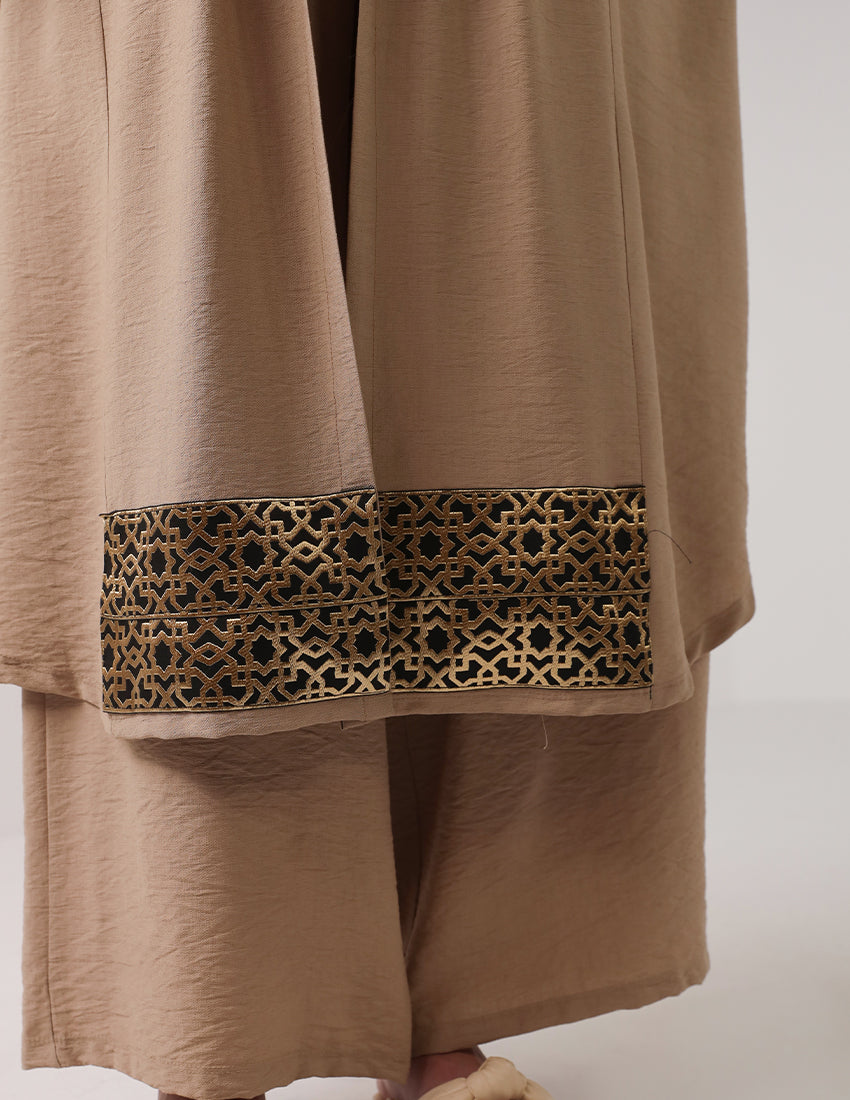 Two-Piece Set with Embroidered Details