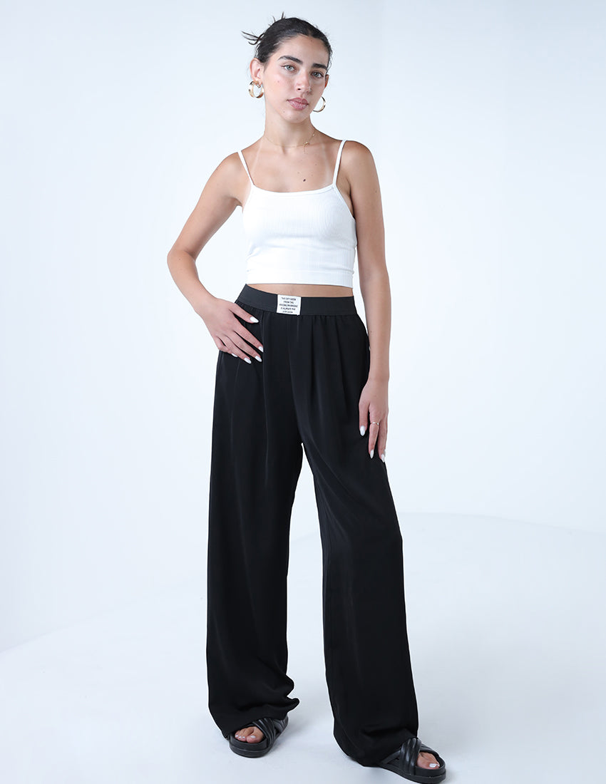 Satin Wide Legged Pants