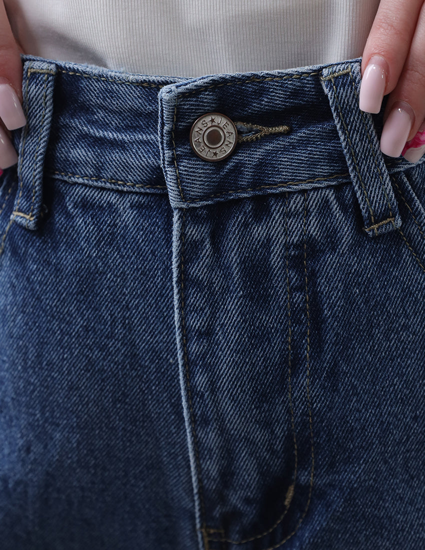 Wide Leg Gradient Denim