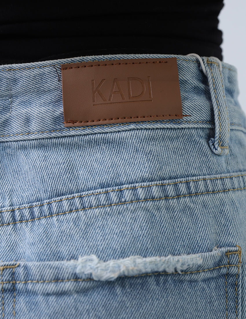Regular Cut Sky Blue Denim
