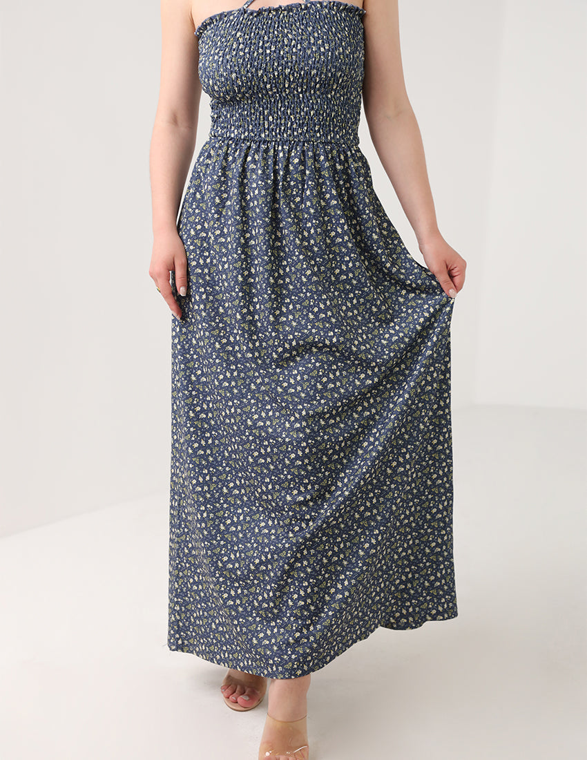 Maxi Floral Print Dress