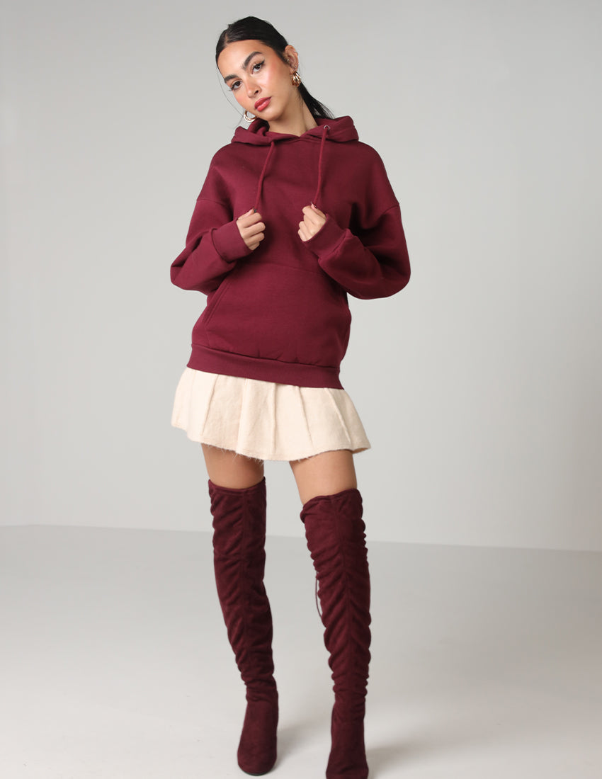 Cotton Hoodie with Kangaroo Pocket