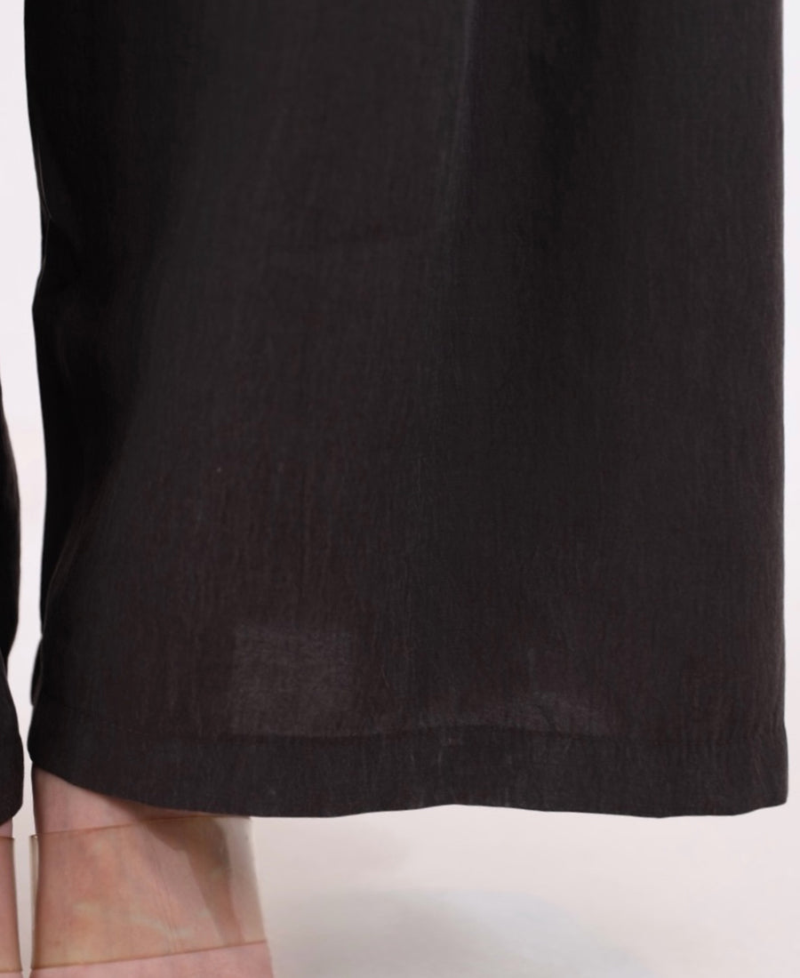 Oversize shirt set with wide leg trousers, high waisted