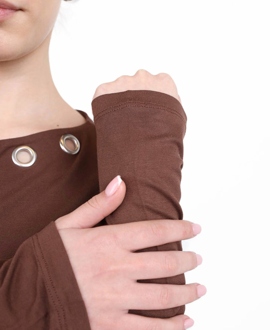 Fitted long sleeve Top