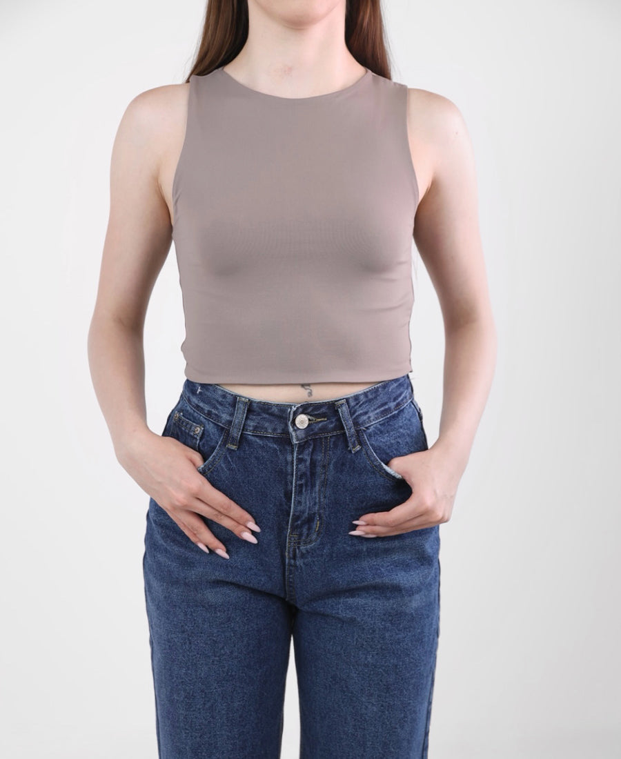 Top wide drill camisole