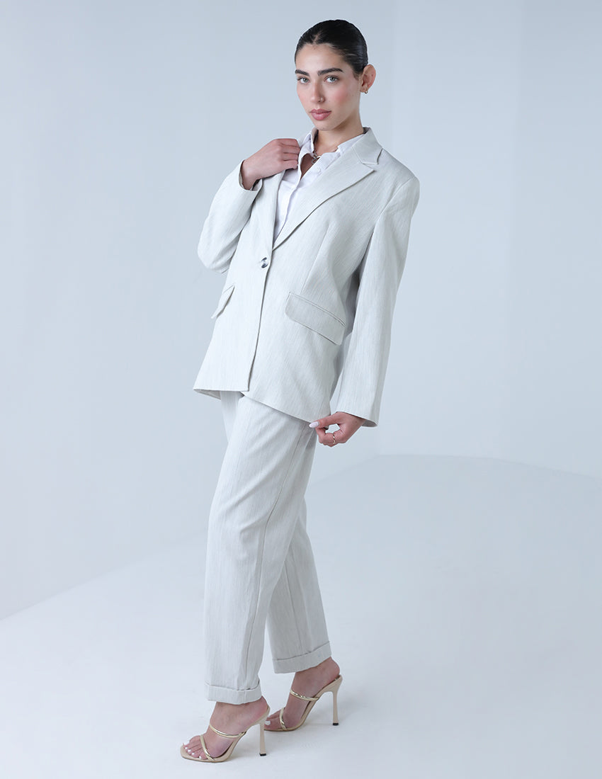 Two Piece Power Suit