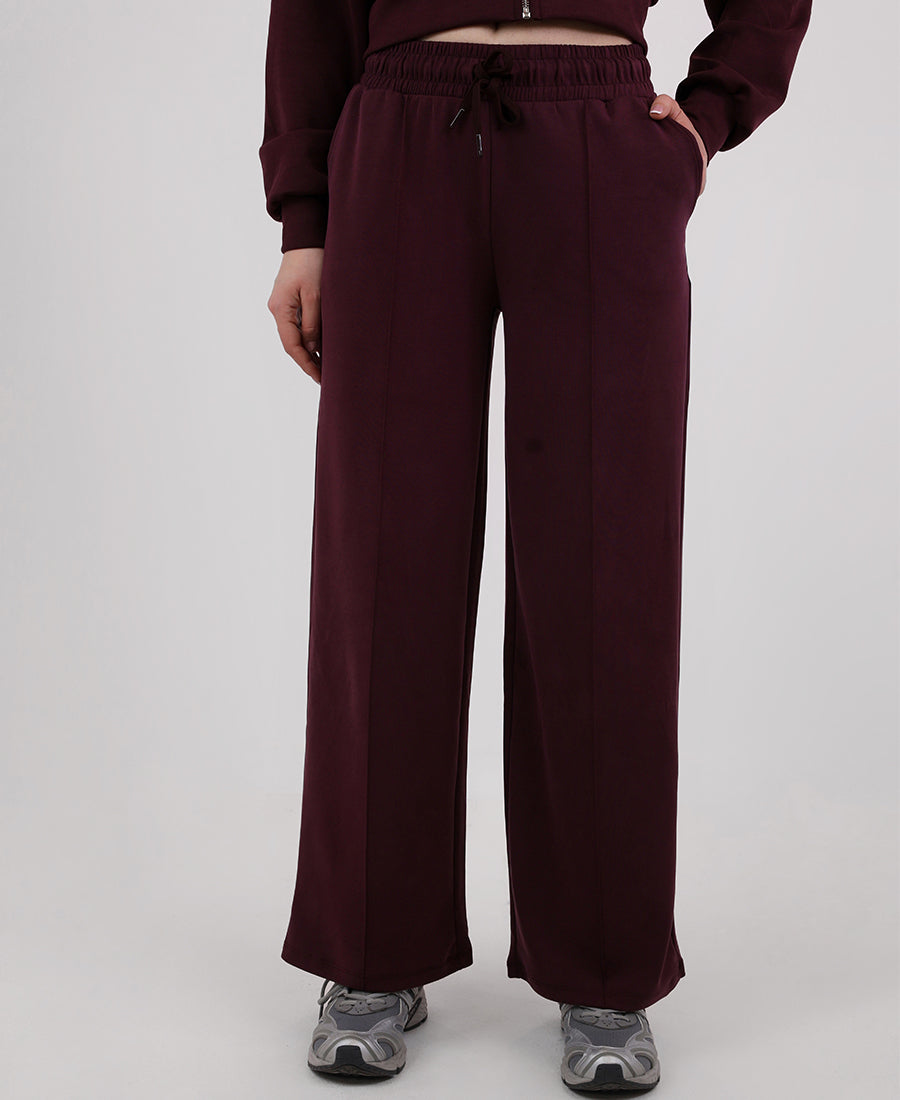 Sweet Pant Wide Leg Mid-Length Elastic Waist