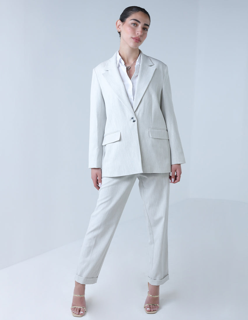 Two Piece Power Suit