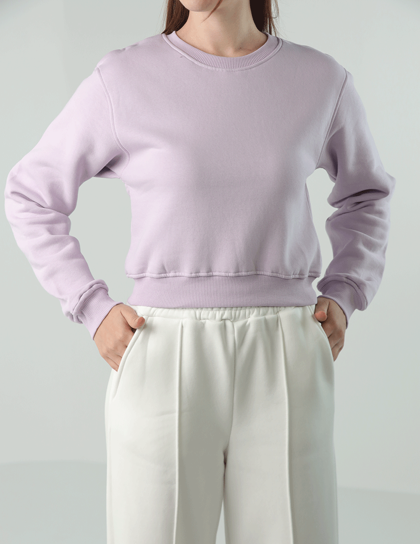 سويت شيرت قطني مقصوص