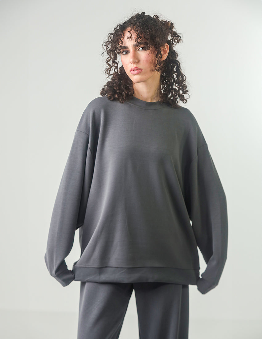 Oversized Plain Sweater