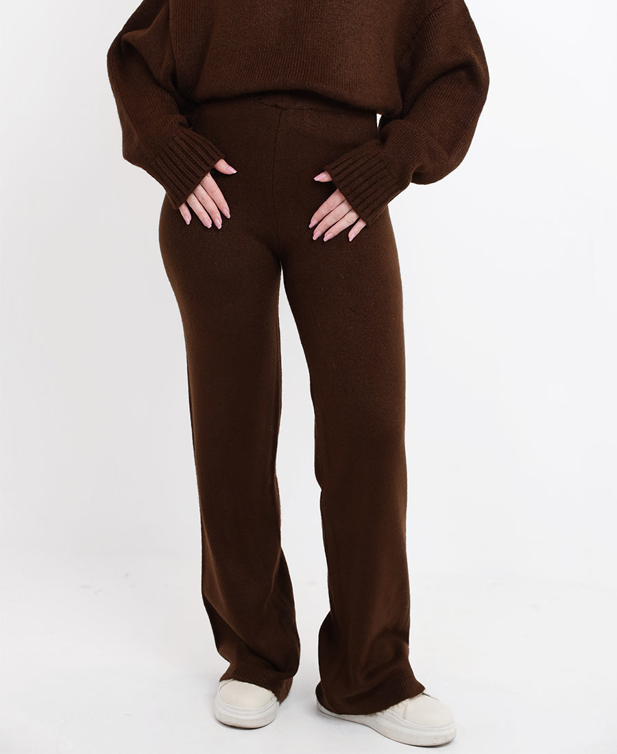 Straightcut wool trousers