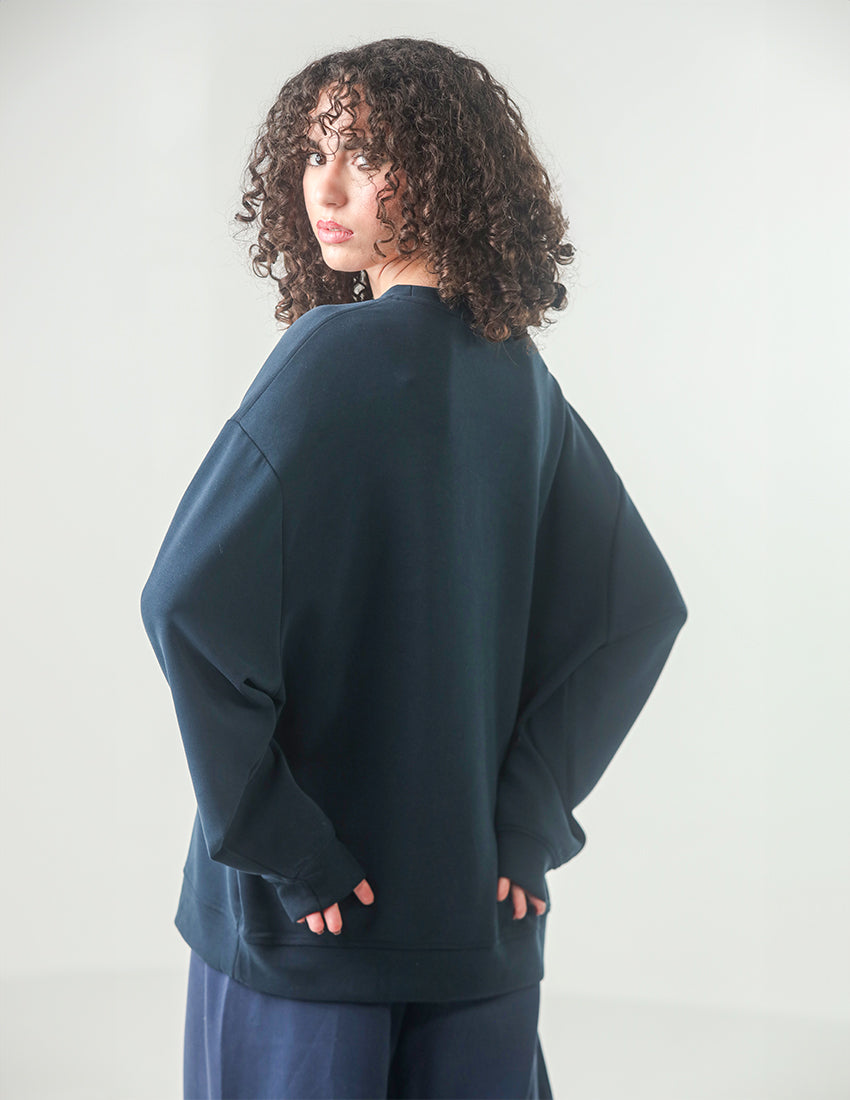 Oversized Plain Sweater