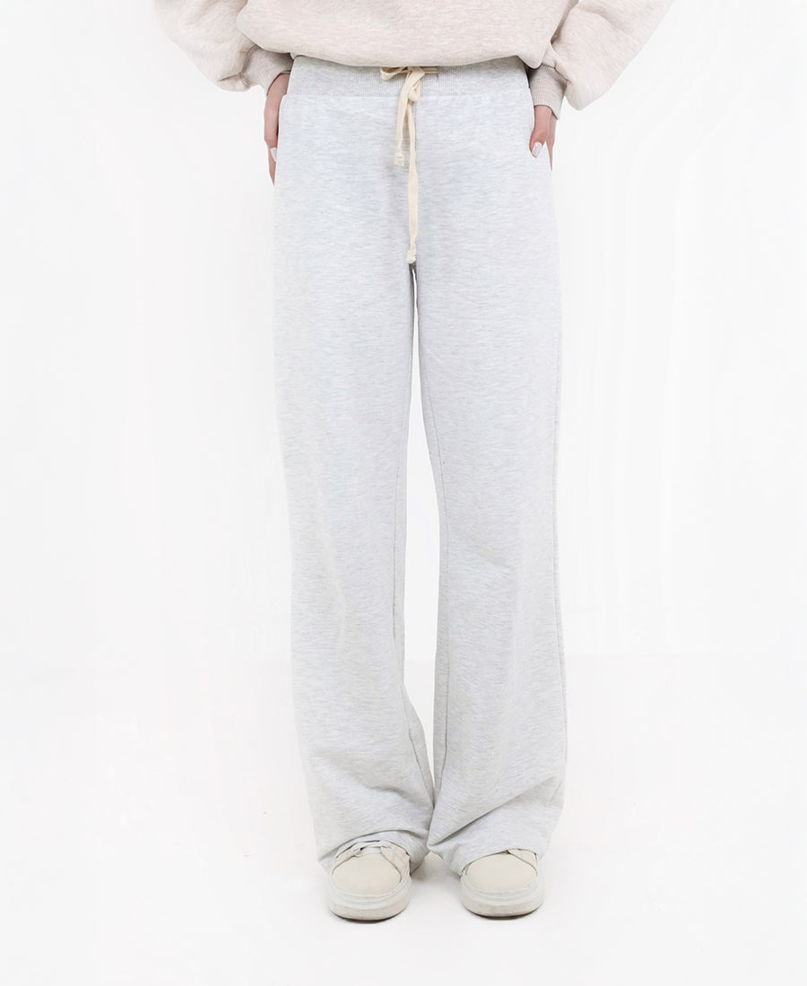 Cotton straight sweatpants