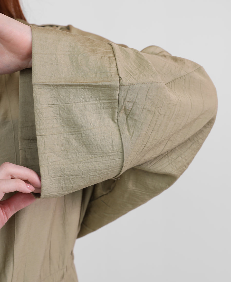 Tie waist shirt