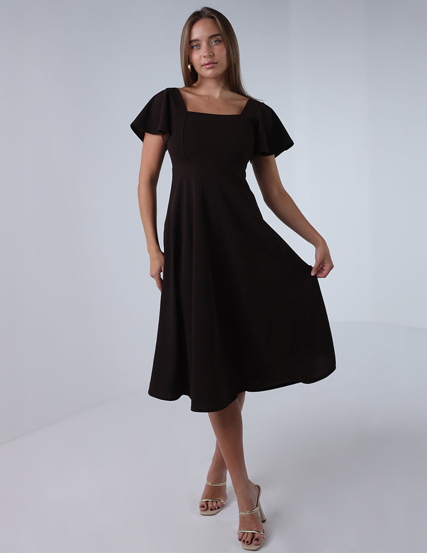 فستان ميدي معيب