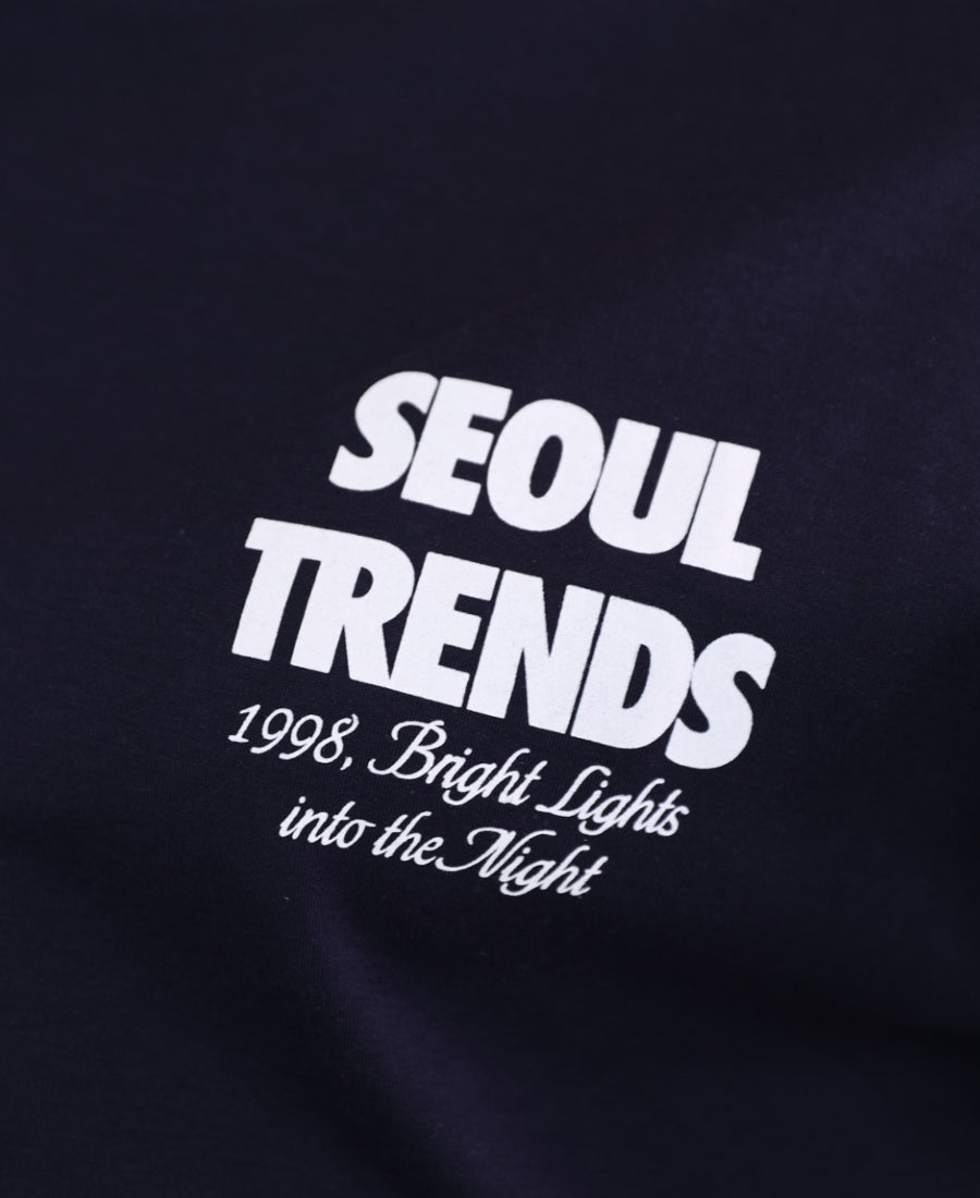 "Seoul Trending" Oversized Navy T-Shirt