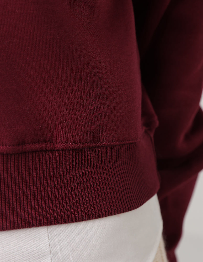 سويت شيرت قطني مقصوص