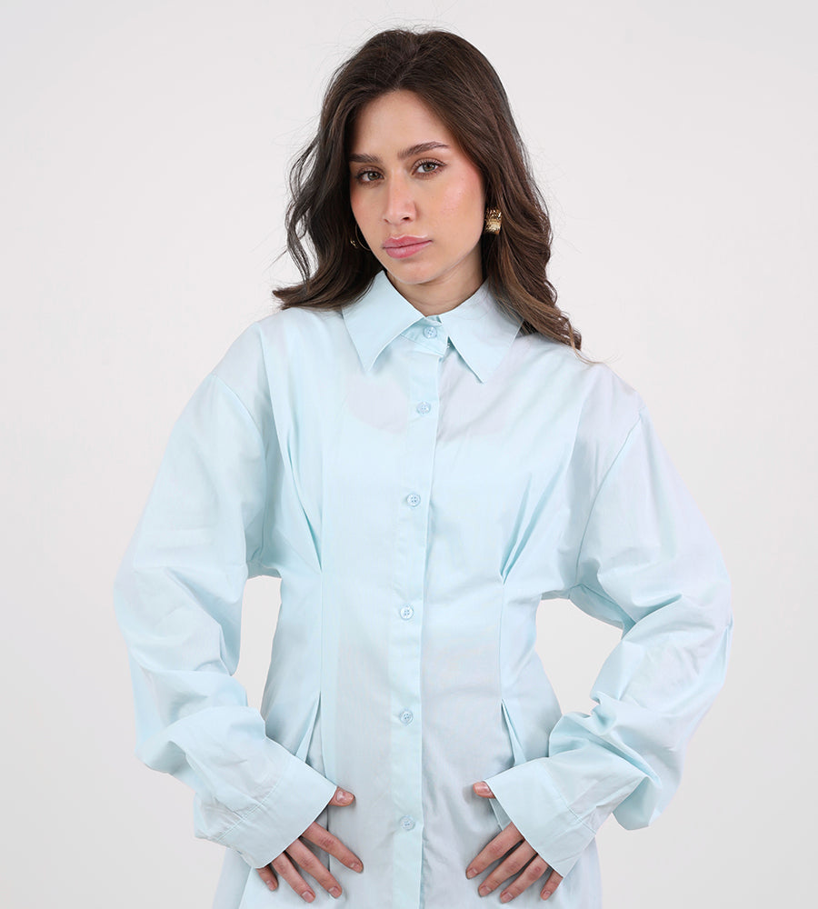 Tie waist shirt