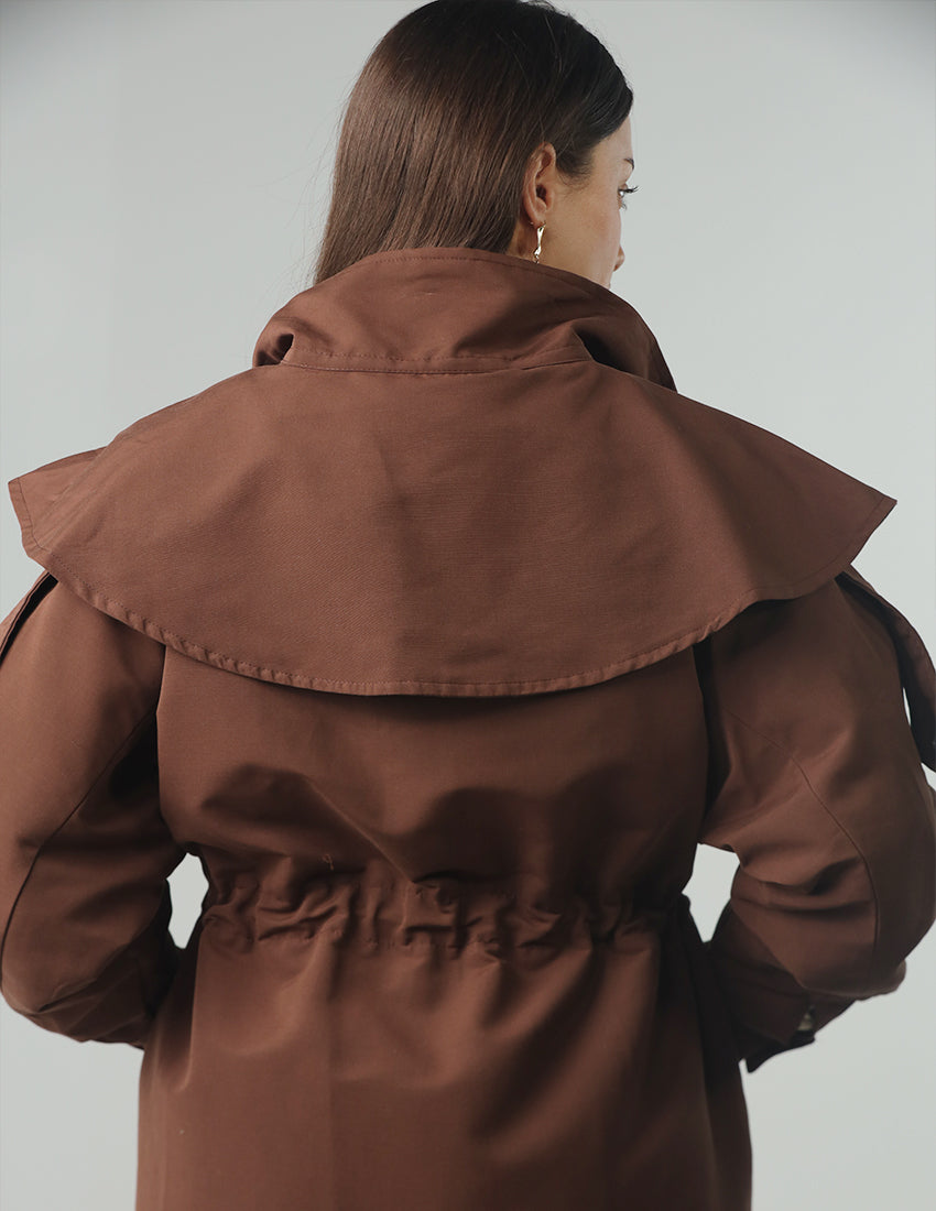 Oversized utility parka