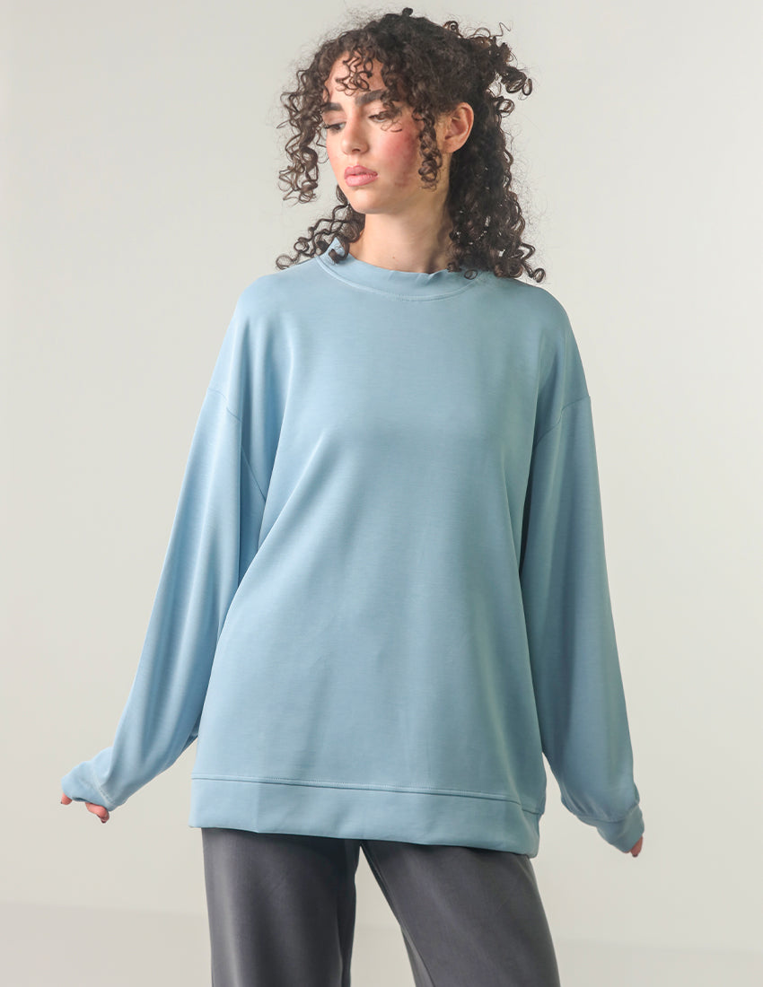 سترة سادة كبيرة الحجم