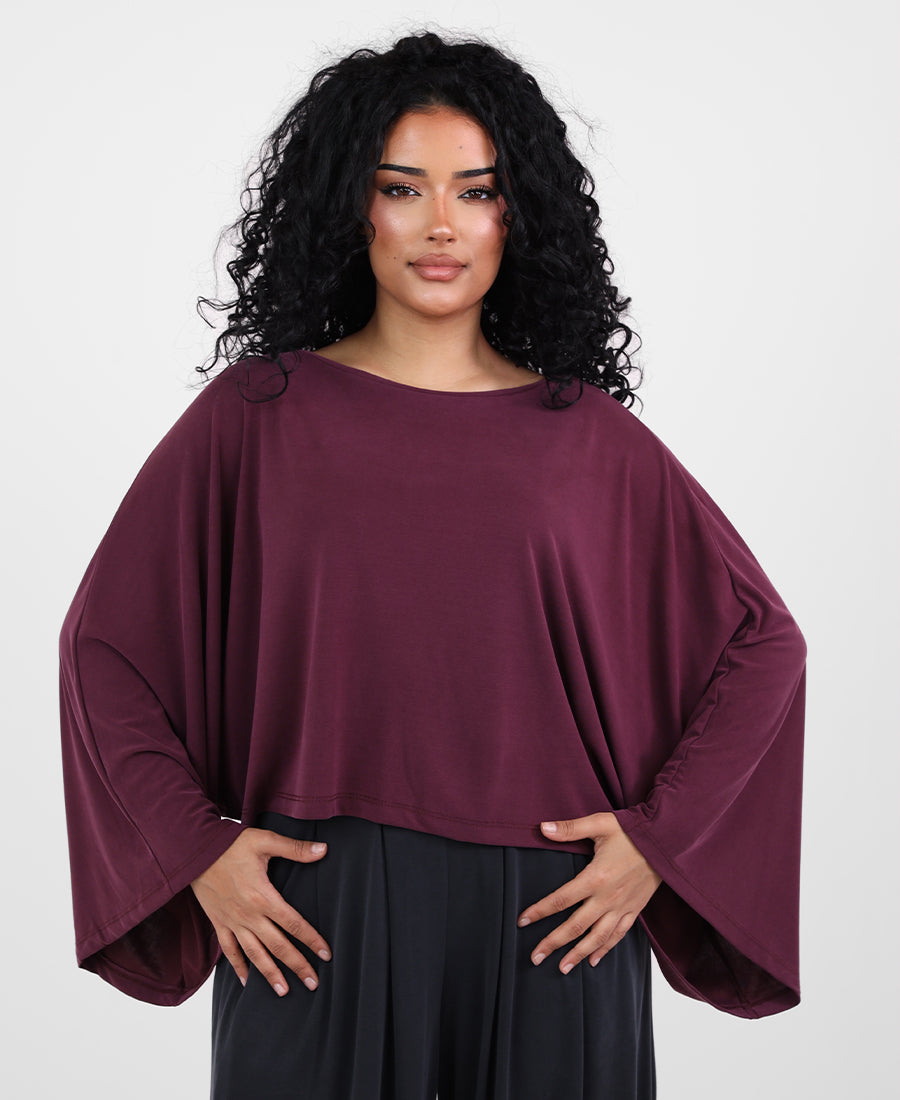 Batwing oversize blouse
