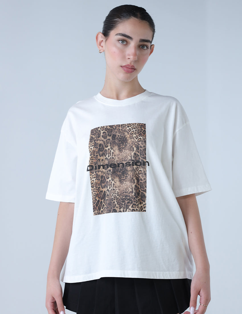 Tiger print t-shirt