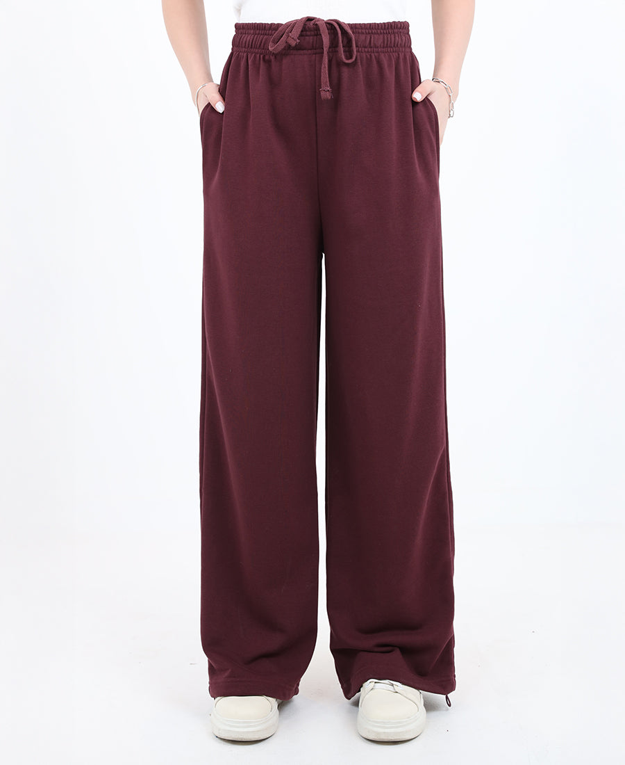 Wide Leg Cotton Sweatpants