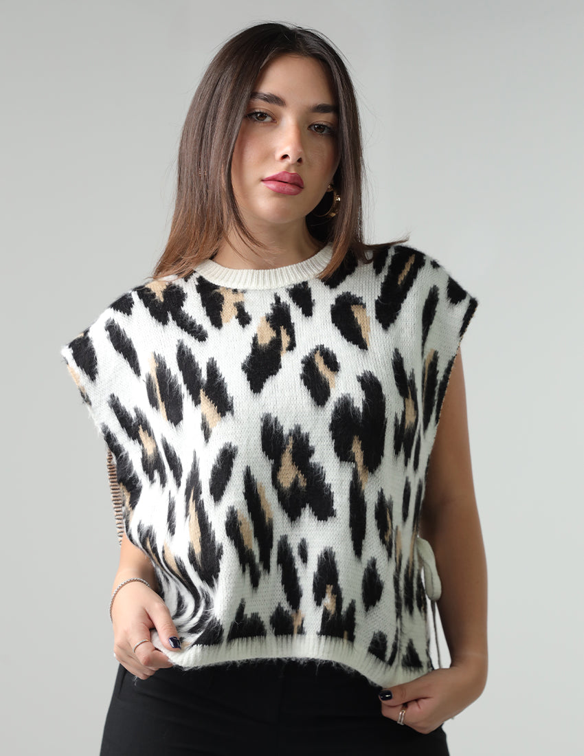 Leopard Vest