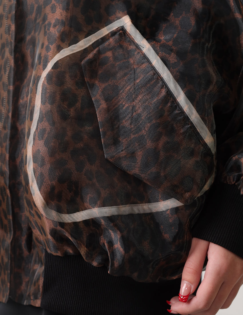 Tiger chiffon jacket