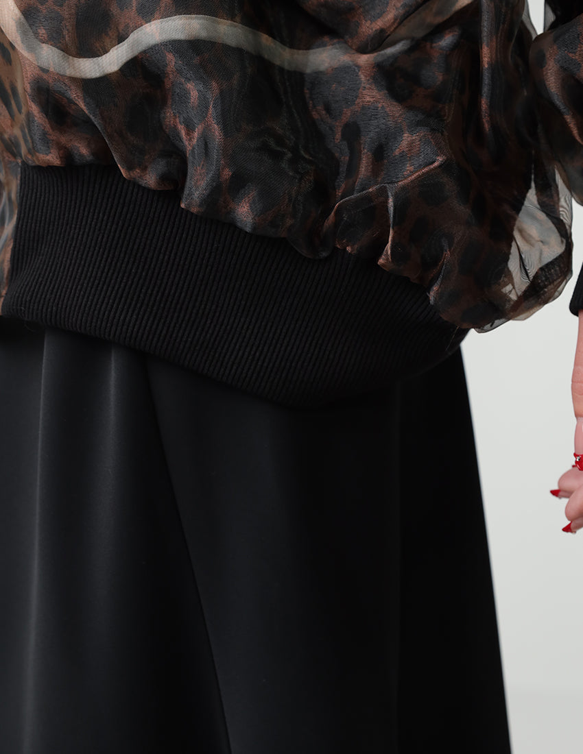 Tiger chiffon jacket