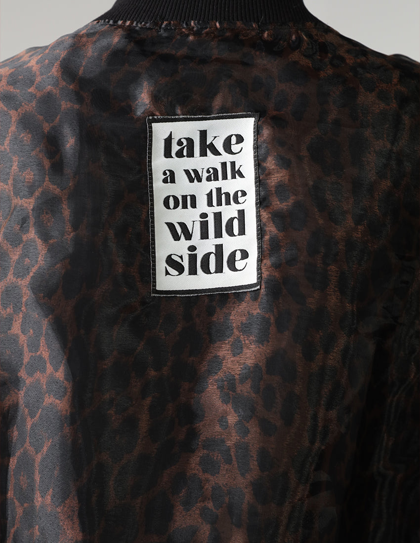 Tiger chiffon jacket