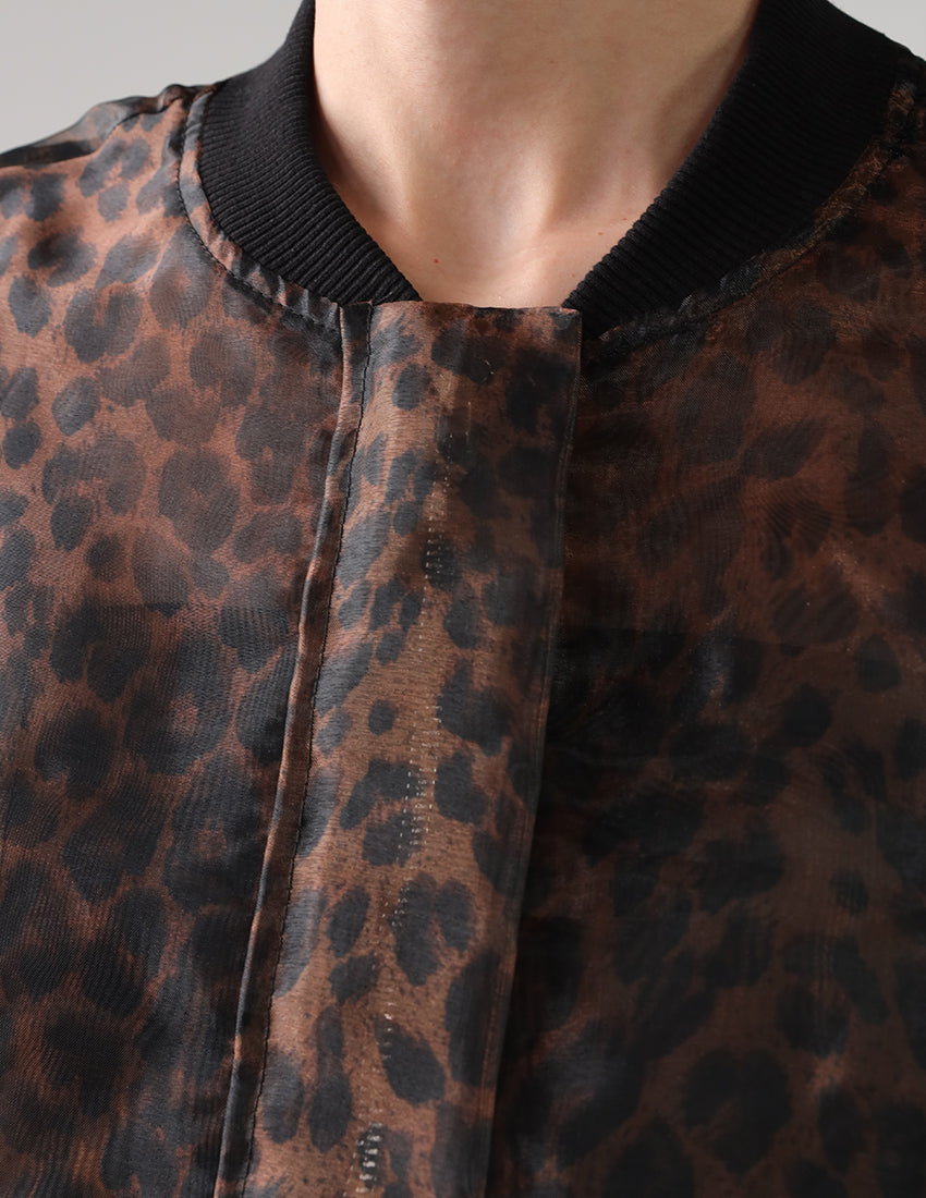 Tiger chiffon jacket