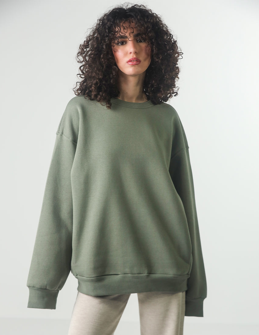 Oversized colorful sweater