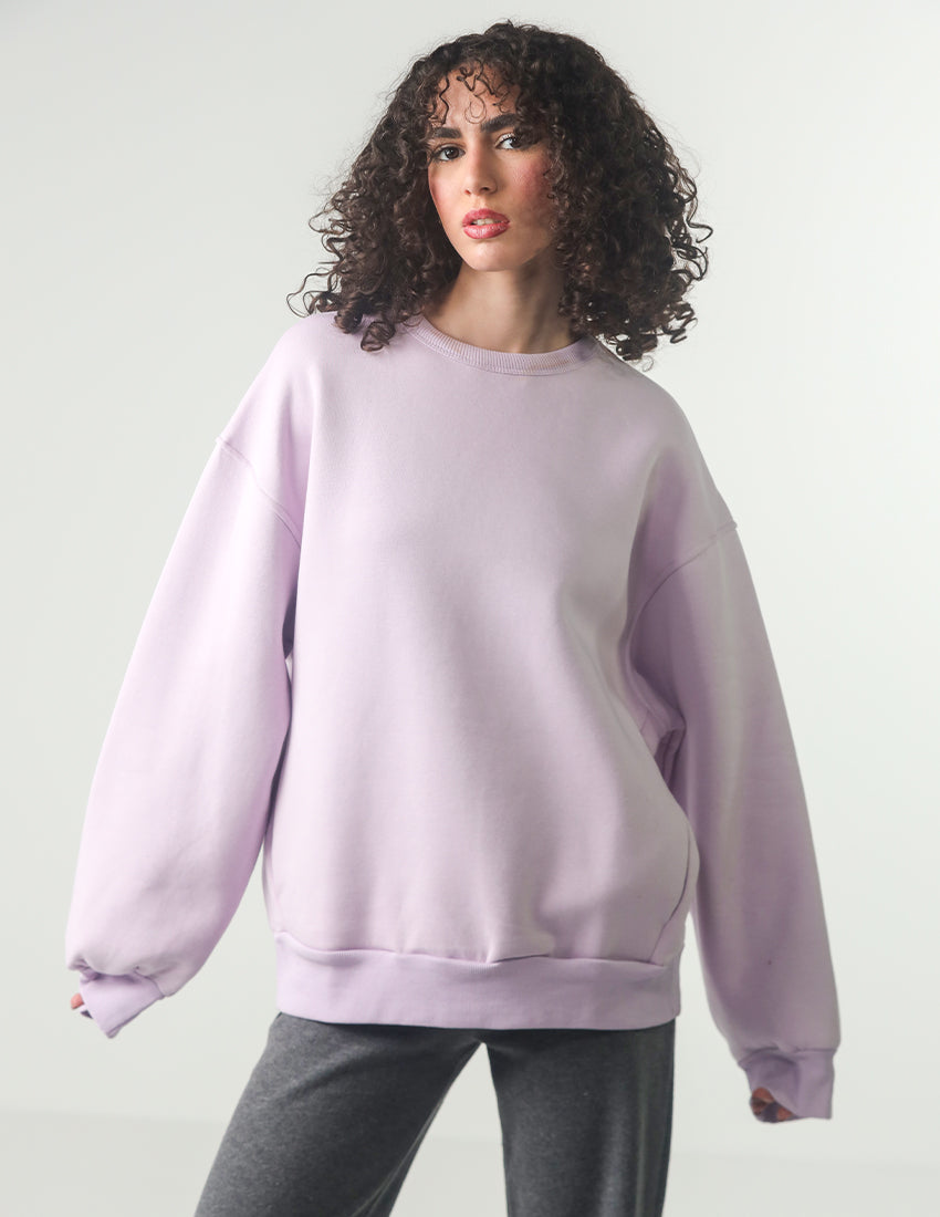 سترة ملونة كبيرة الحجم