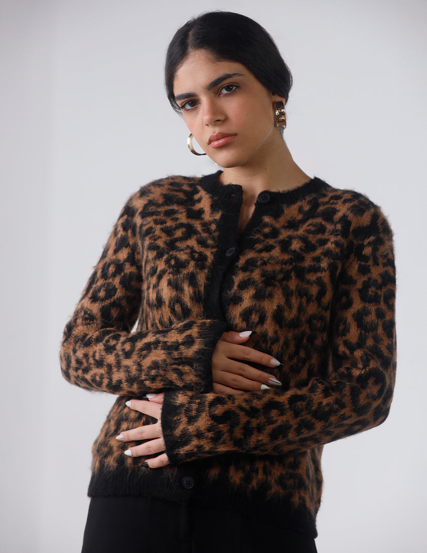 Leopard Cardigan