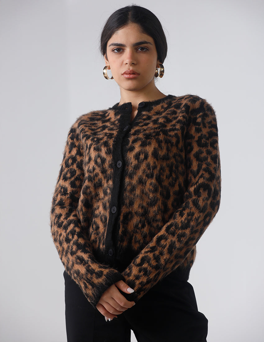 Leopard Cardigan