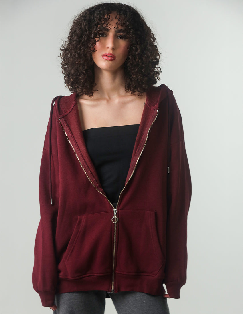 Cotton Zipper Hoodie