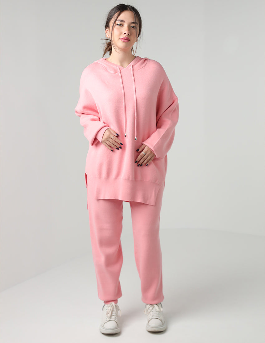 Hoodie and Pants Wool Set