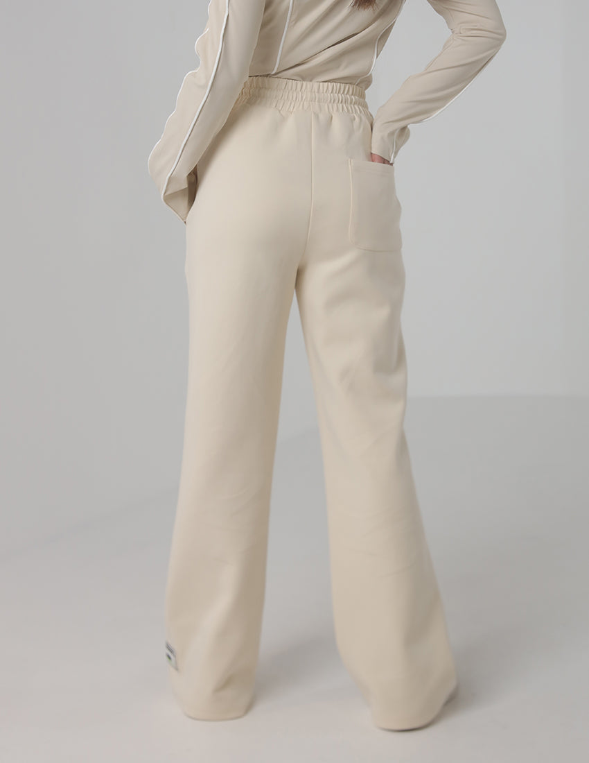 Wide-Leg Sweatpants with Drawstring