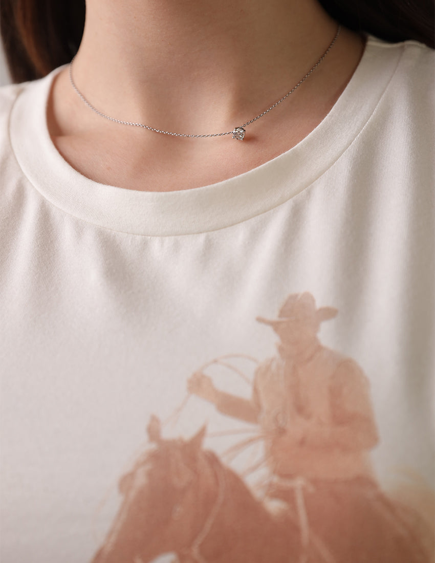 Graphic "Horse" Sleeveless Top