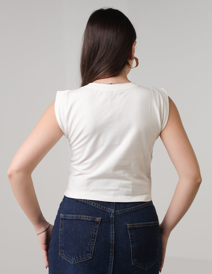 Graphic "Horse" Sleeveless Top