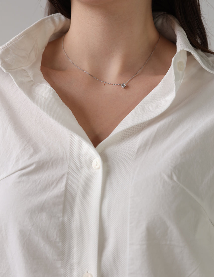 Oversized Cotton Button-Up Shirt