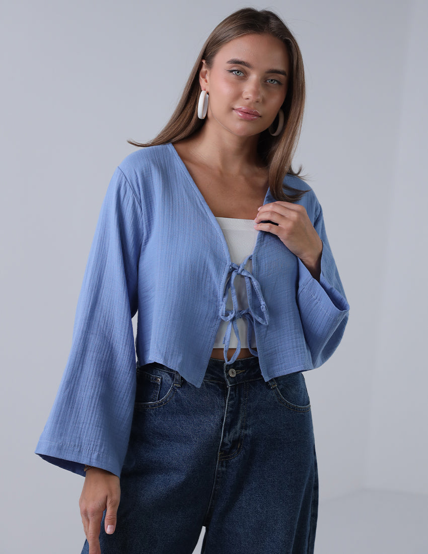 Cropped Ropes Cardigan