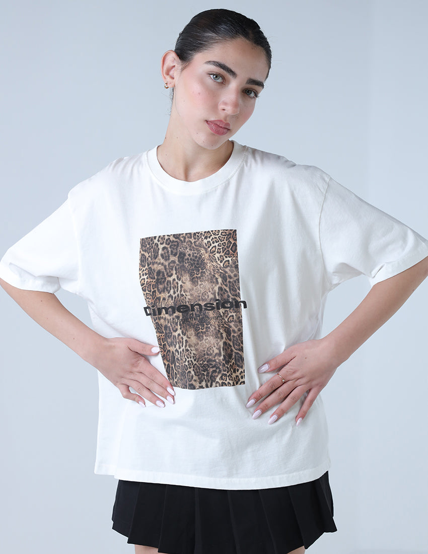 Tiger print t-shirt