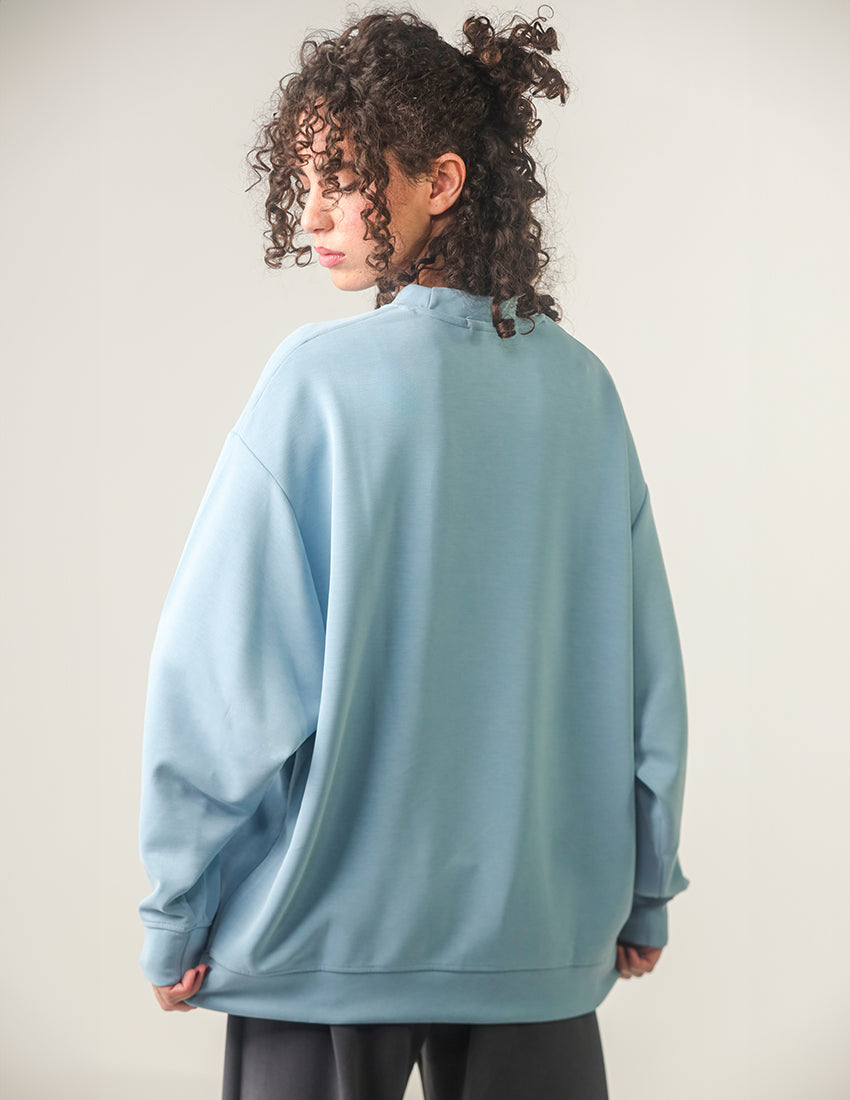 سترة سادة كبيرة الحجم