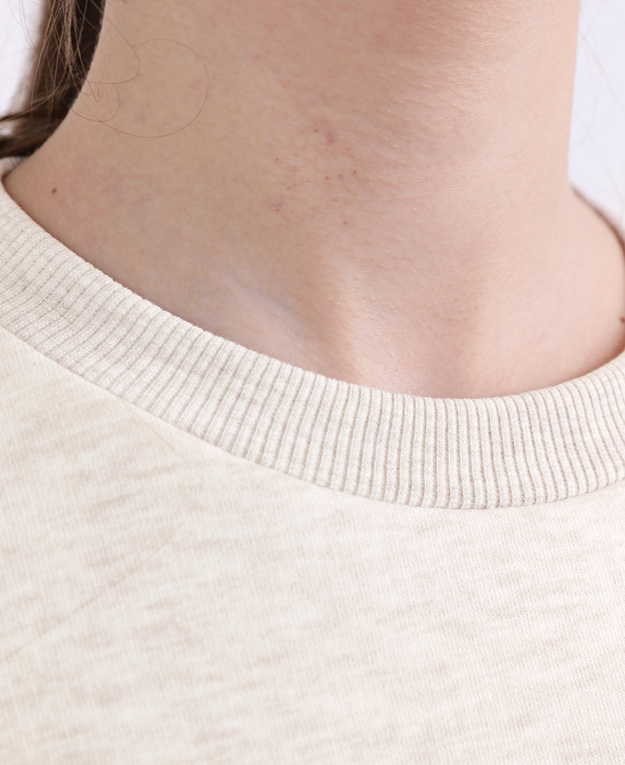 Melange beige "Oui, mon cheri" blouse